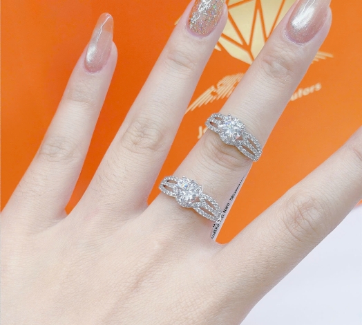 Nhẫn 610 Mẫu Trắng 23