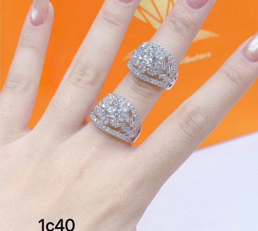 Nhẫn 610 Mẫu Trắng 38