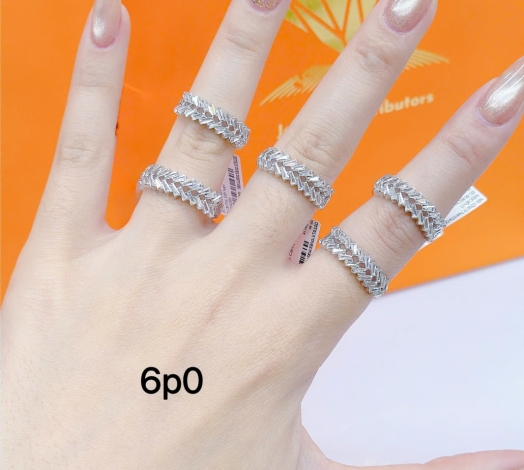 Nhẫn 610 Mẫu Trắng 46