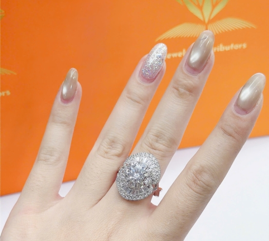 Nhẫn 610 Mẫu Trắng 59