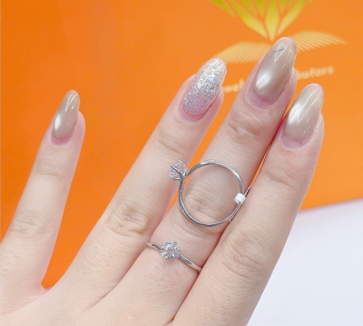 Nhẫn 610 Mẫu Trắng 75