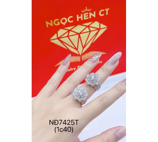 Nhẫn 610 Mẫu Trắng 10