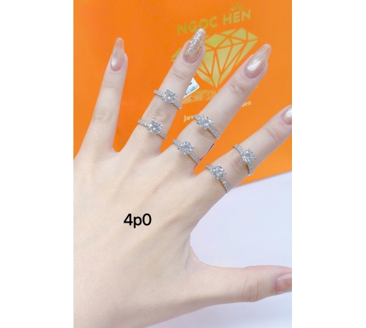 Nhẫn 610 Mẫu Trắng 45
