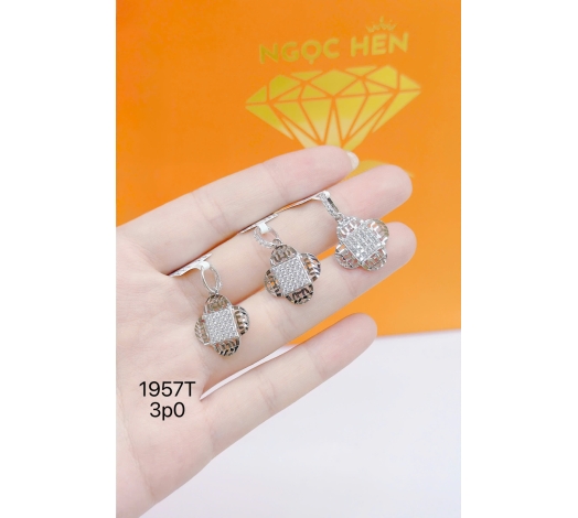 Bông Tai Vàng 610 Mẫu Trắng 5